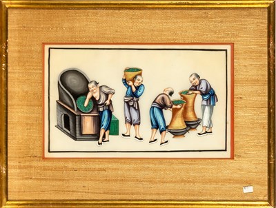 Lot 118 - Twelve China Trade Paintings