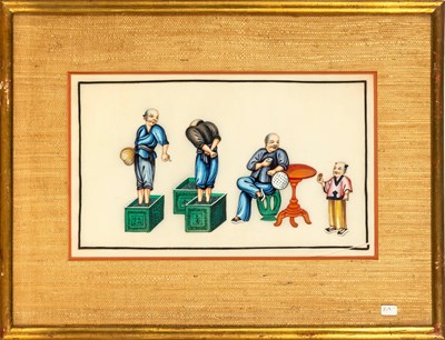Lot 118 - Twelve China Trade Paintings