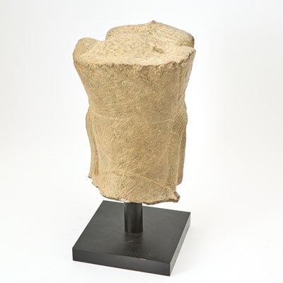Lot 95 - Chinese Carved Stone Head of Guanyin