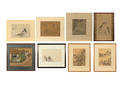 Lot 777 - Group of Small-Format Chinese and Japanese Paintings