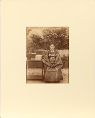 Lot 807 - An Albumen Print of a Korean Official