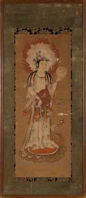 Lot 784 - A Japanese Painting of Kannon