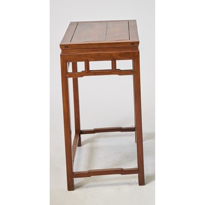 Lot 595 - A Chinese Hardwood Side Table