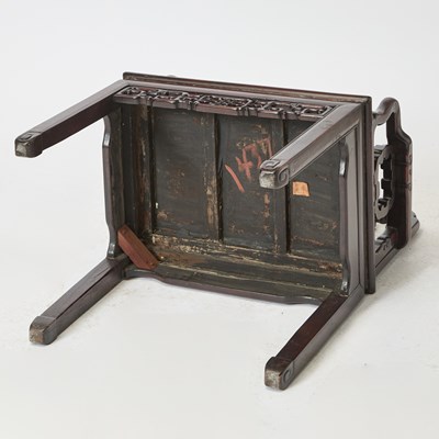 Lot 115 - A Chinese Hardwood Chair