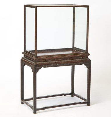 Lot 114 - A Chinese Hardwood Stand