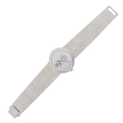 Lot 382 - Piaget White Gold Wristwatch