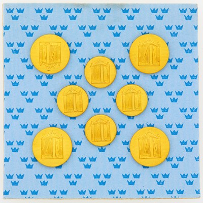 Lot 375 - Sporrongs Eight Gilt-Metal Buttons