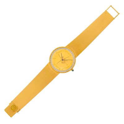 Lot 403 - Gold, Gold Omani Coin and Diamond Wristwatch