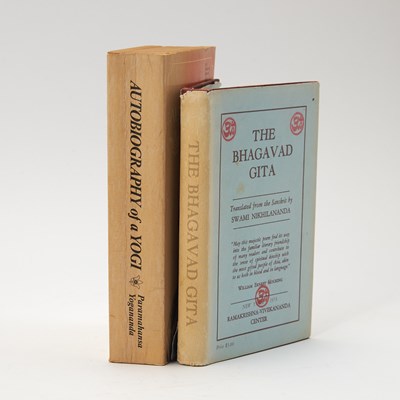Lot 367 - Two volumes on Eastern philosophy inscribed from George Harrison to Jack Ford
