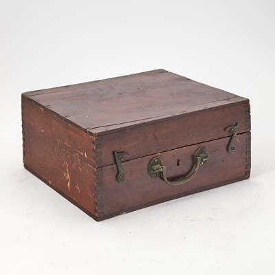 Lot 343 - An early 20th-century sextant, in the original wooden case