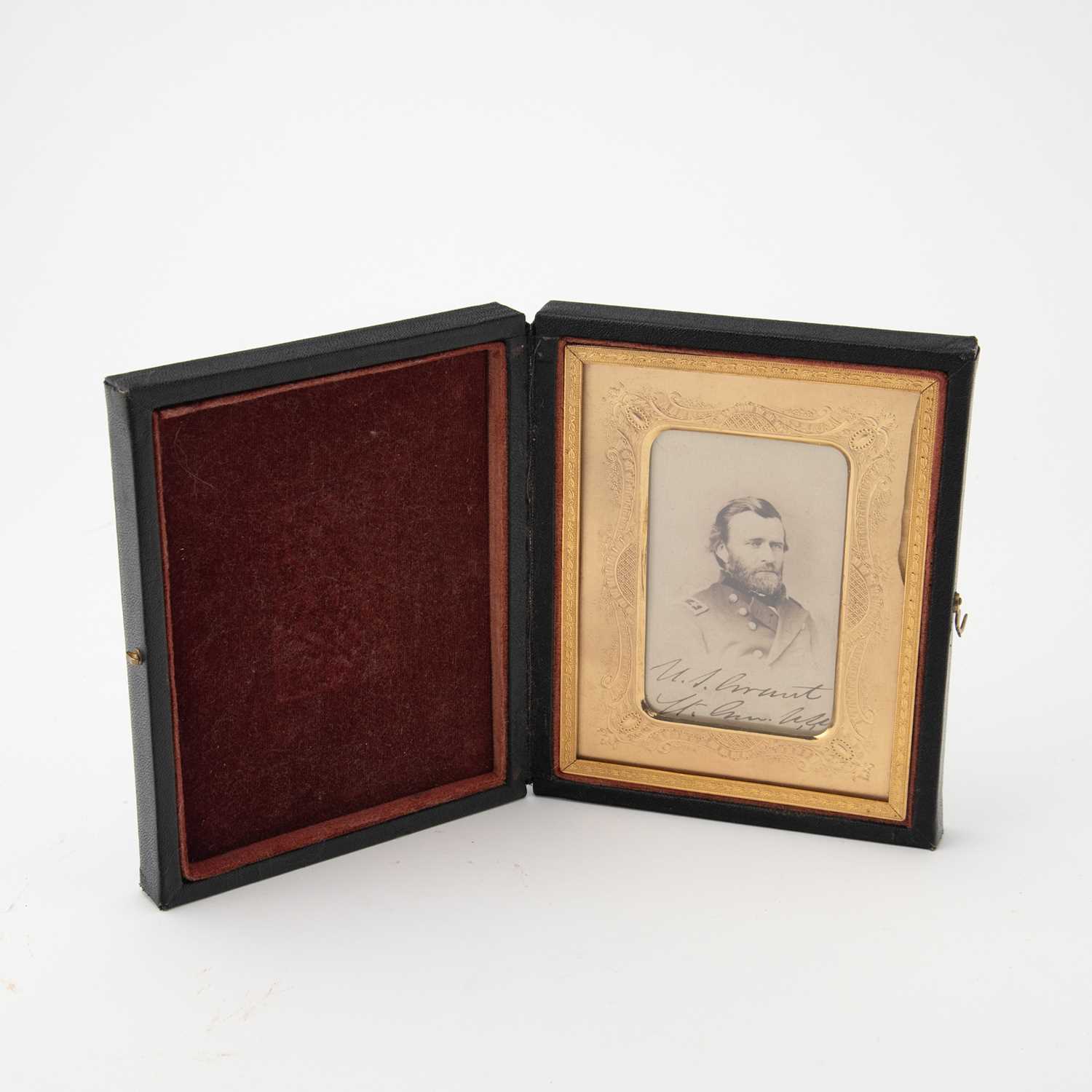 Lot 341 - A fine carte-de-visite portrait inscribed by Ulysses S. Grant during the Civil War