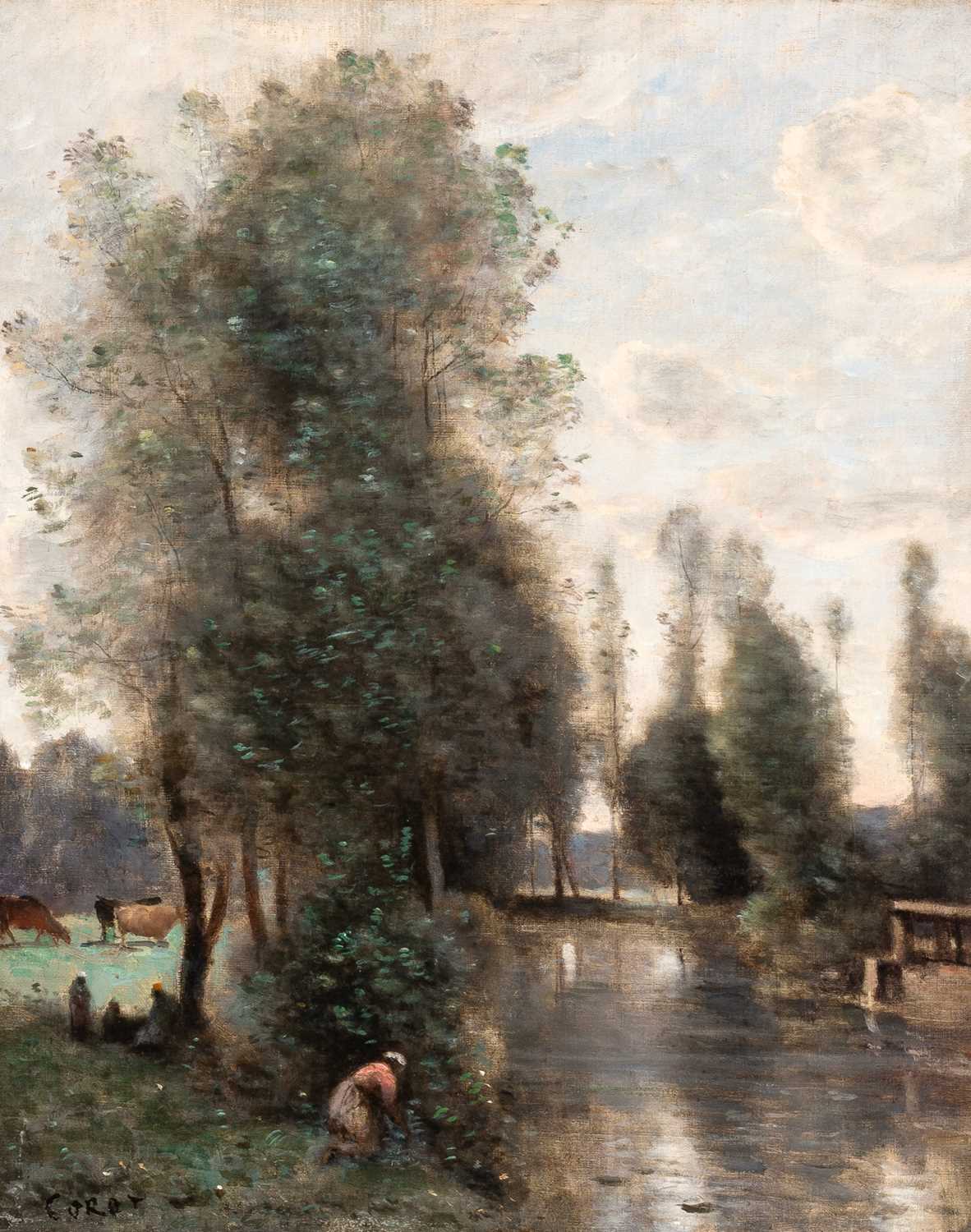 Lot 4 - Jean Baptiste Camille Corot (and Studio)