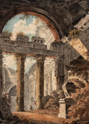 Lot 1 - Follower of Hubert Robert
