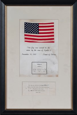 Lot 9 - An American Flag Carried to the moon on Apollo 12