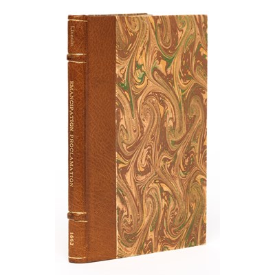 Lot 29 - The first official printing of the Emancipation Proclamation for the Union Army