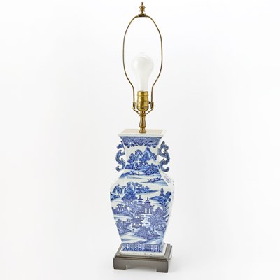 Lot 221 - A Chinese Blue and White Porcelain Hu Vase