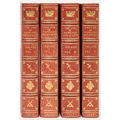 Lot 175 - Well-bound set of Ireland's Life of Napoleon