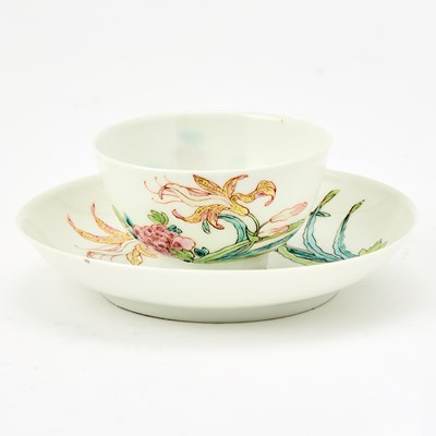 Lot 664 - Two Chinese Enameled Porcelain Dish and Cup