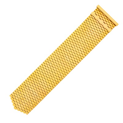 Lot 107 - Wide Gold Slide Bracelet