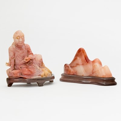 Lot 569 - Two Chinese Shoushan Stone Carvings