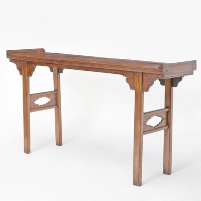 Lot 103 - Chinese Hardwood Scroll Table
