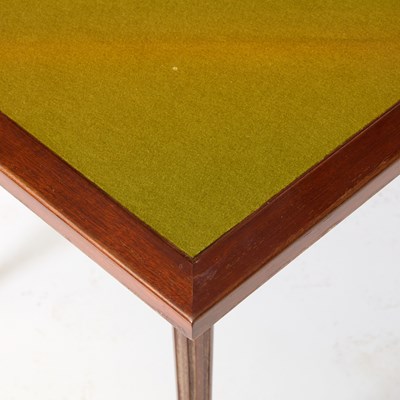 Lot 129 - Louis XVI Style Brass Mounted Mahogany Envelope Card Table