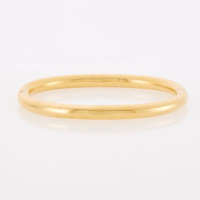 Lot 1004 - Gold Bangle Bracelet