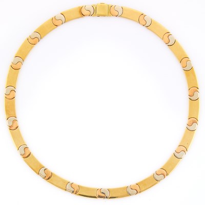 Lot 1029 - Tricolor Gold Necklace