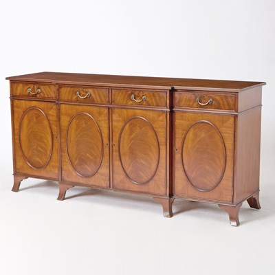 Lot 132 - Regency Style Mahogany Side Cabinet