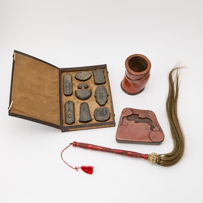 Lot 599 - A Chinese Scholarly Assortment