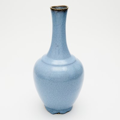 Lot 215 - A Chinese Crackle Glazed Stoneware Vase