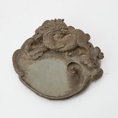 Lot 112 - A Chinese 'Pixiu' Inkstone