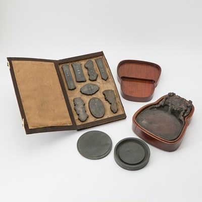 Lot 109 - A Group of Chinese Scholarly Objects
