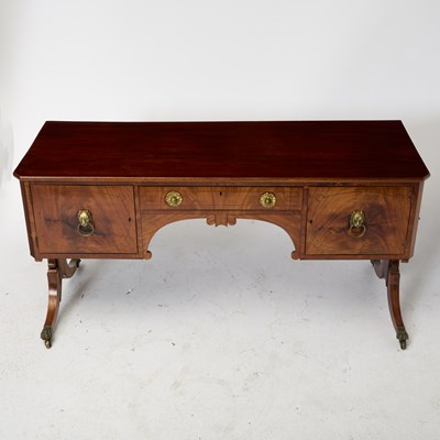 Lot 131 - Regency Inlaid Mahogany Sofa Table