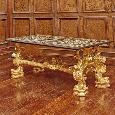 Lot 542 - Northern Italian Baroque Style Scagliola Inlaid Top