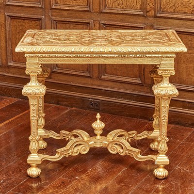 Lot 566 - William and Mary Gilt-Gesso Side Table