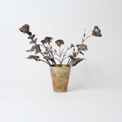 Lot 618 - Six Tiffany & Co. Gilt Sterling Silver Floral Stems