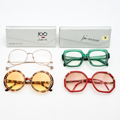 Lot 1001 - Group of Four Multicolor Eyeglass Frames