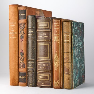 Lot 223 - A group of finely bound French works of curiosa
