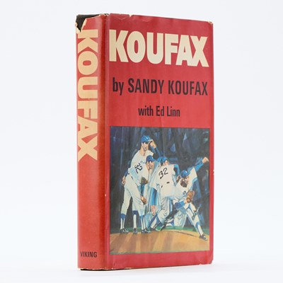 Lot 79 - "Koufax" Book Signed by Baseball Legend Sandy Koufax