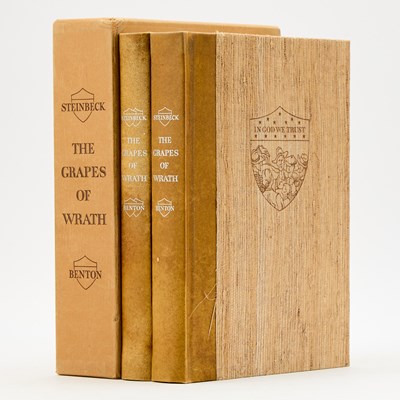Lot 248 - Steinbeck's The Grapes of Wrath illustrated and signed by Thomas Hart Benton