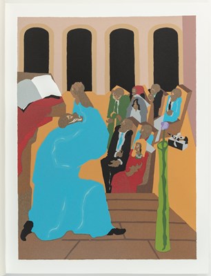 Lot 241 - Jacob's Lawrence's magnificent illustrations to Genesis