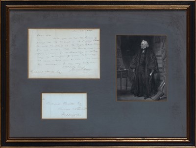 Lot 315 - A signed note from Supreme Court Justice Joseph Story