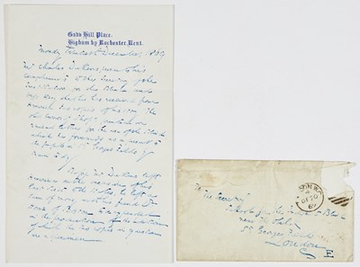 Lot 128 - Charles Dickens conveys copies of The Old Curiosity Shop for the use of the blind