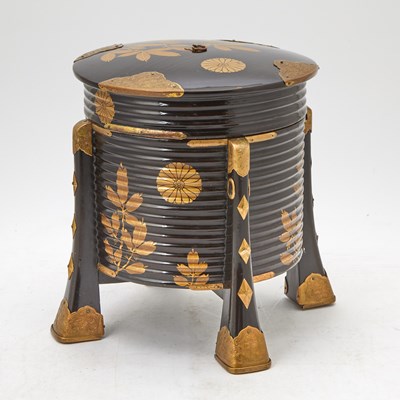 Lot 761 - A Japanese Lacquer Hokai Box