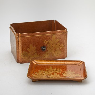 Lot 89 - Japanese Lacquer Box and Cover