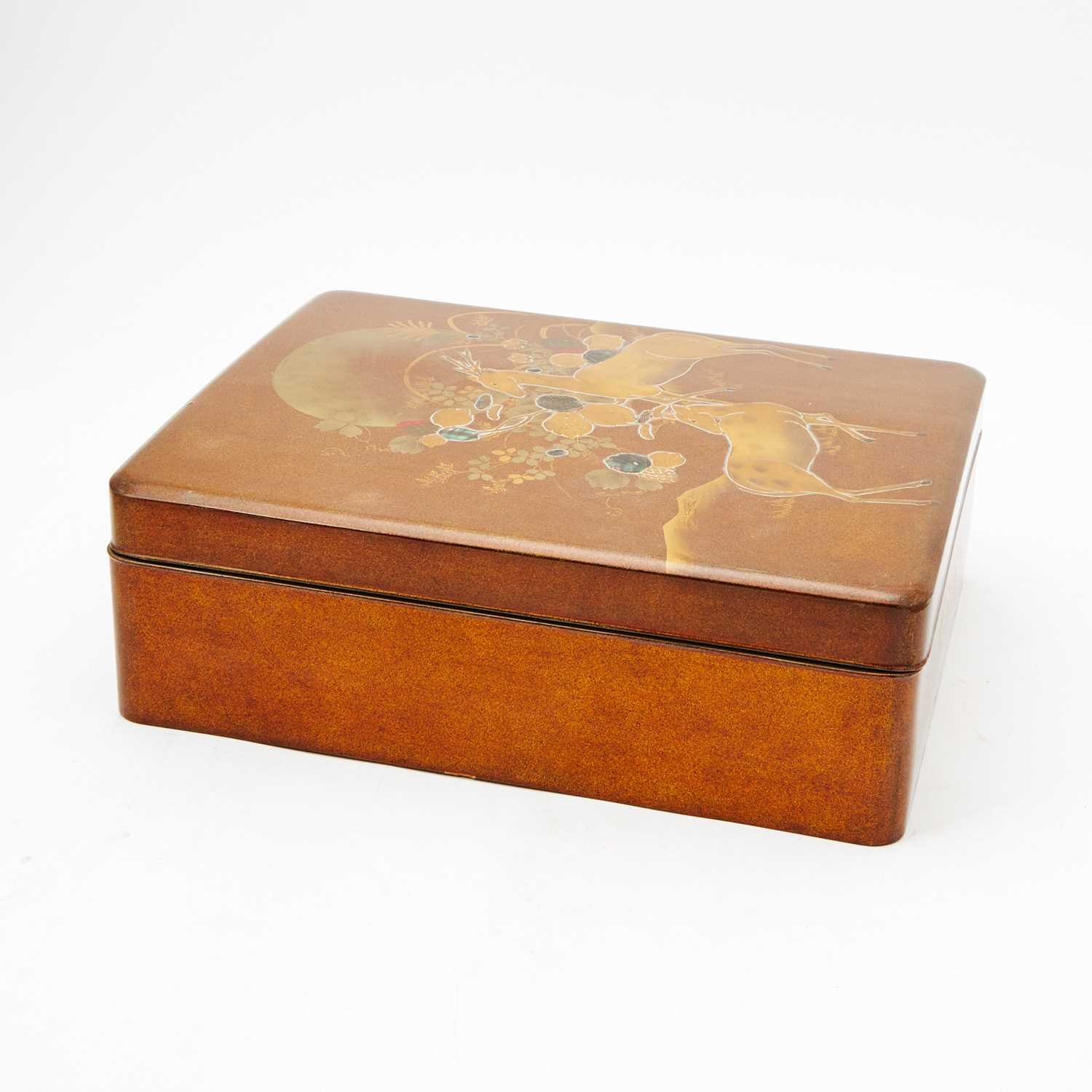 Lot 90 - Japanese Lacquer Box and Cover