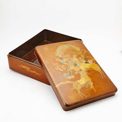 Lot 90 - Japanese Lacquer Box and Cover