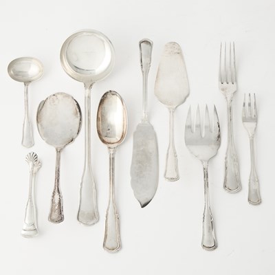 Lot 671 - Italian Silver Flatware Service