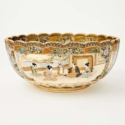 Lot 796 - A Japanese Satsuma Bowl